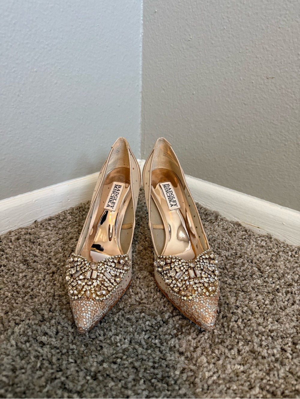 Badgley Mischka Quintana Embellished Pumps